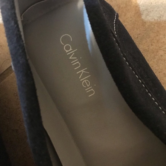 ?Calvin Klein Navy Suede Loafer main image 4